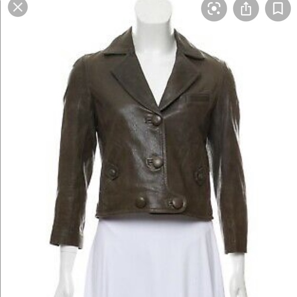 3.1 Phillip Lim Leather Moto Button Jacket - Picture 2 of 16